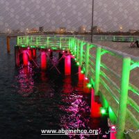 نورپردازی اسکله تفریحی کیش