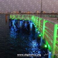 نورپردازی اسکله تفریحی کیش