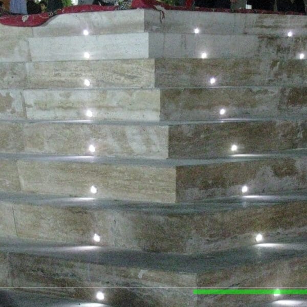 نورپردازی پله های ورودی برج میلاد