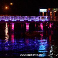 نورپردازی اسکله تفریحی کیش