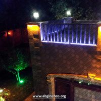 نورپردازی و روشنایی محوطه ویلای مسکونی