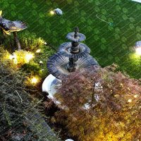 نورپردازی و روشنایی محوطه ویلای مسکونی