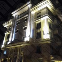 نورپردازی نمای ساختمان نمک آبرود