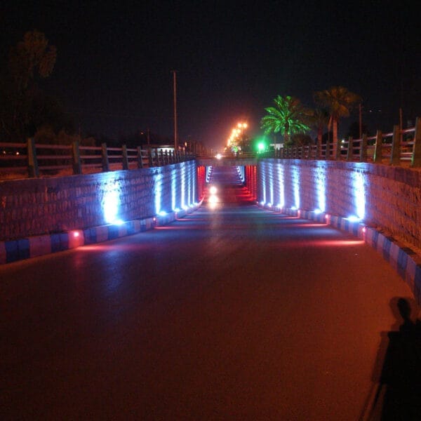 نورپردازی زیرگذر لار