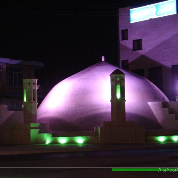 نورپردازی بناهای تاریخی لار