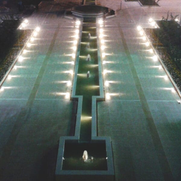 نورپردازی محوطه ی پارک