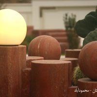 روشنایی محوطه هتل نارنجستان محمود آباد