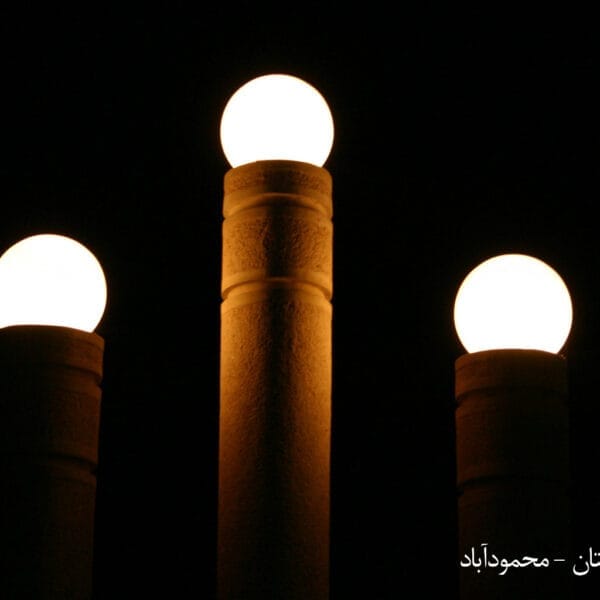 روشنایی محوطه هتل نارنجستان محمود آباد