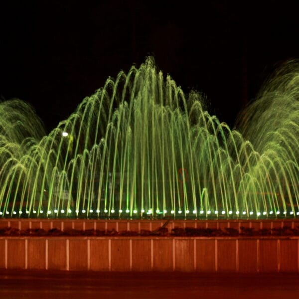 آبنمای متحرک میدان فلسطین نی ریز