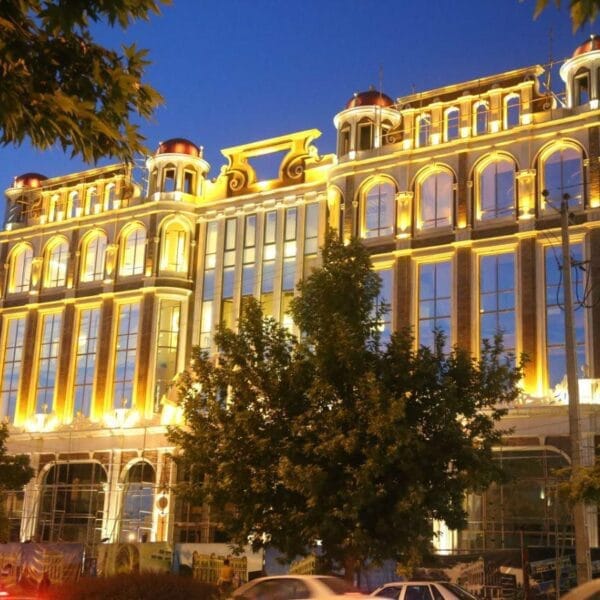 نورپردازی نمای ساختمان گرگان