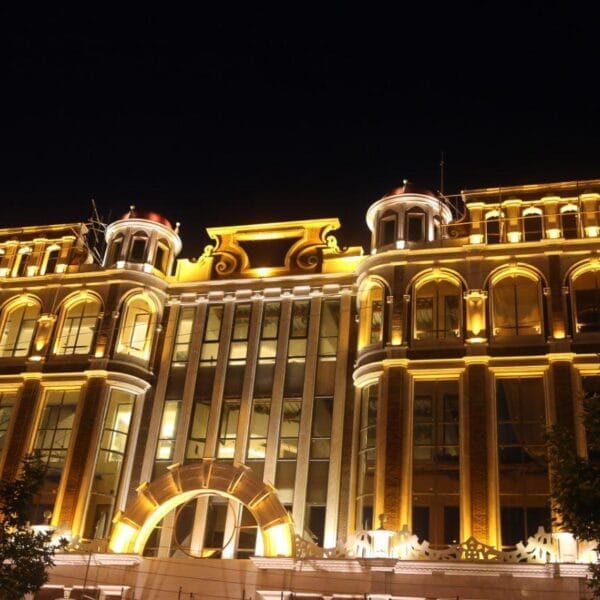 نورپردازی نمای ساختمان گرگان