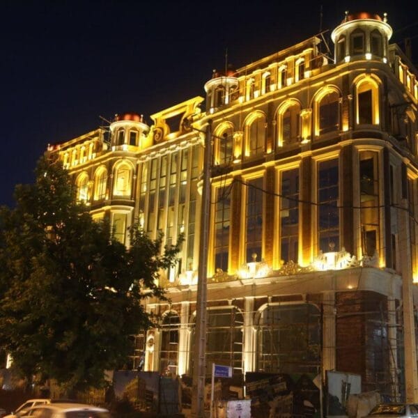 نورپردازی نمای ساختمان گرگان