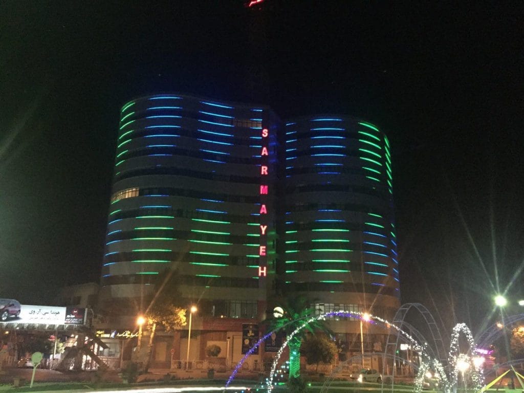 نورپردازی ساختمان سرمایه گرگان