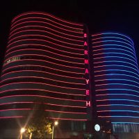 نورپردازی اکتیو ساختمان سرمایه گرگان