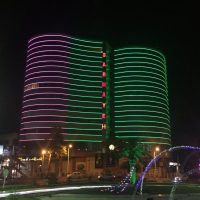 نورپردازی اکتیو ساختمان سرمایه گرگان