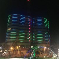 نورپردازی اکتیو ساختمان سرمایه گرگان