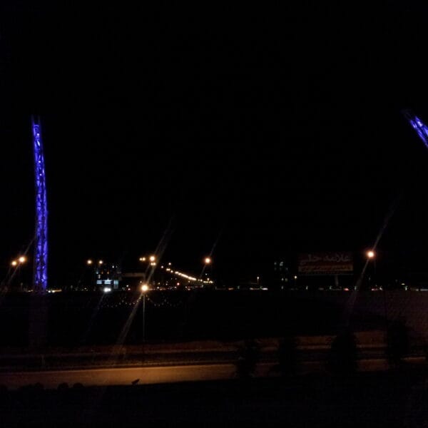 نورپردازی المان شهری قزوین