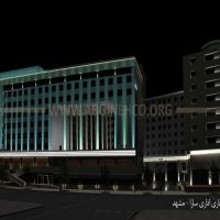 شبیه سازی نورپردازی مجتمع تجاری سارا مشهد