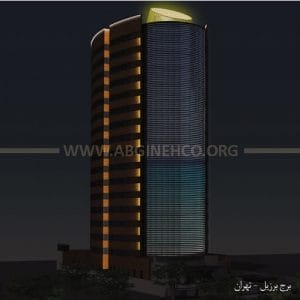 شبیه سازی نورپردازی برج برزیل تهران
