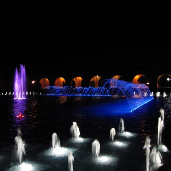 آبنمای موزیکال پارک ولیعصر تبریز