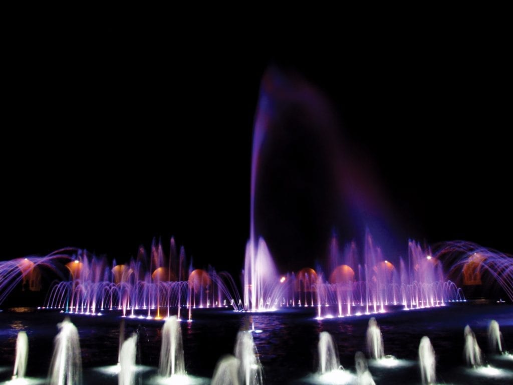 آبنمای موزیکال پارک ولیعصر تبریز