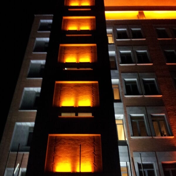 نورپردازی نمای ساختمان شهرداری تبریز