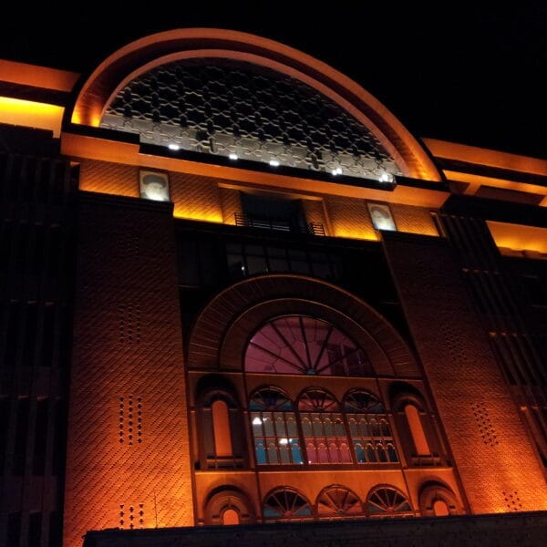 نورپردازی نمای ساختمان شهرداری تبریز