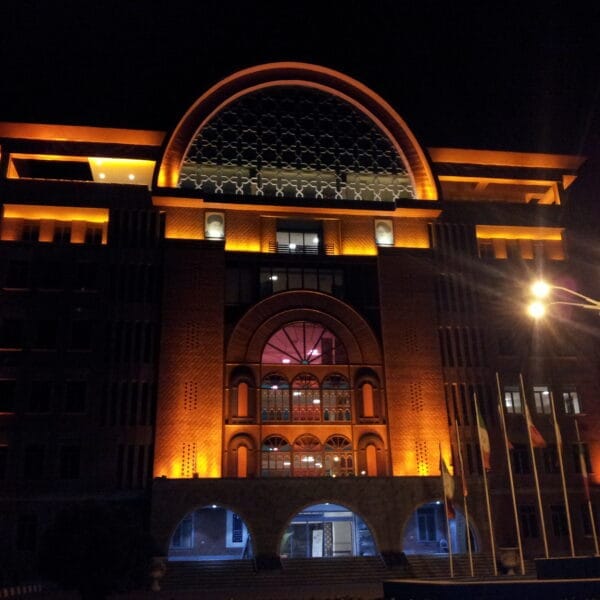 نورپردازی نمای ساختمان شهرداری تبریز