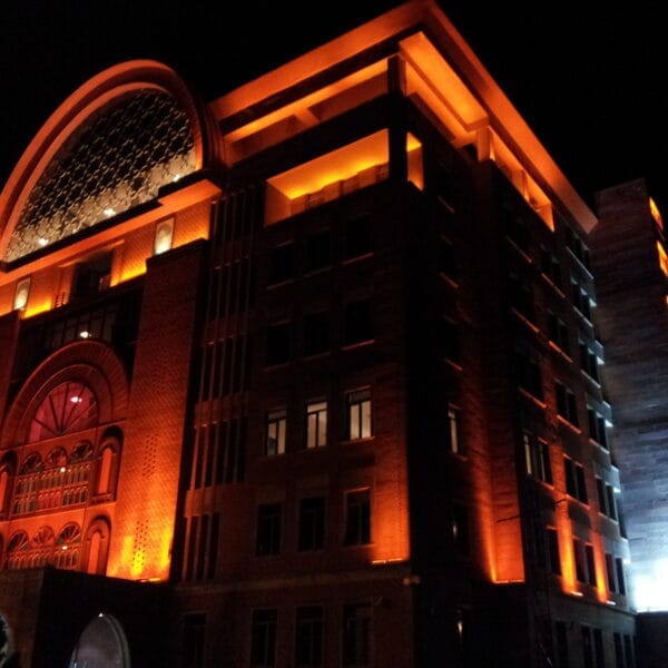 نورپردازی نمای ساختمان شهرداری تبریز