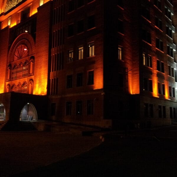 نورپردازی نمای ساختمان شهرداری تبریز