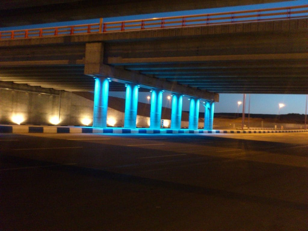 نورپرداری فضای شهری شاهین شهر