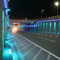 نورپردازی زیر گذر شالمان سنندج