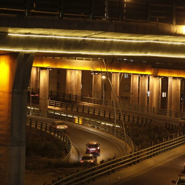 نورپردازی و روشنایی بزرگراه امام علی(ع)