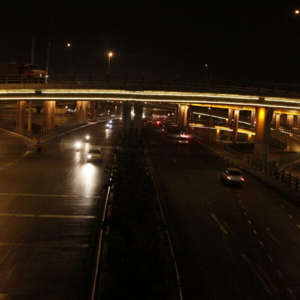 نورپردازی و روشنایی بزرگراه امام علی(ع)