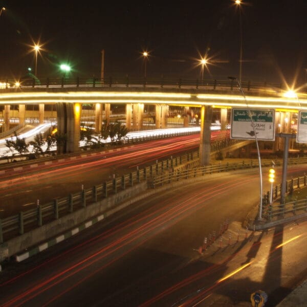 نورپردازی و روشنایی بزرگراه امام علی(ع)