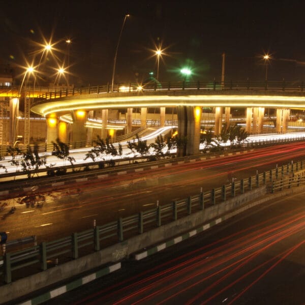 نورپردازی و روشنایی بزرگراه امام علی(ع)