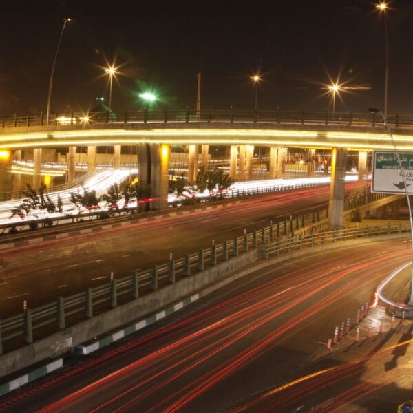 نورپردازی و روشنایی حرفه ای بزرگراه امام علی(ع)