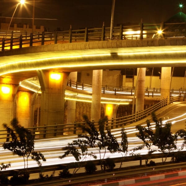 زیباترین نورپردازی فضای شهری