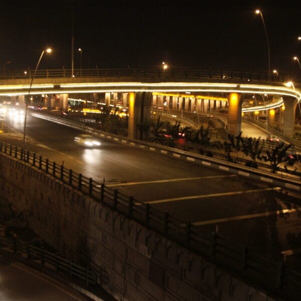 نورپردازی و روشنایی پل شهید محلاتی