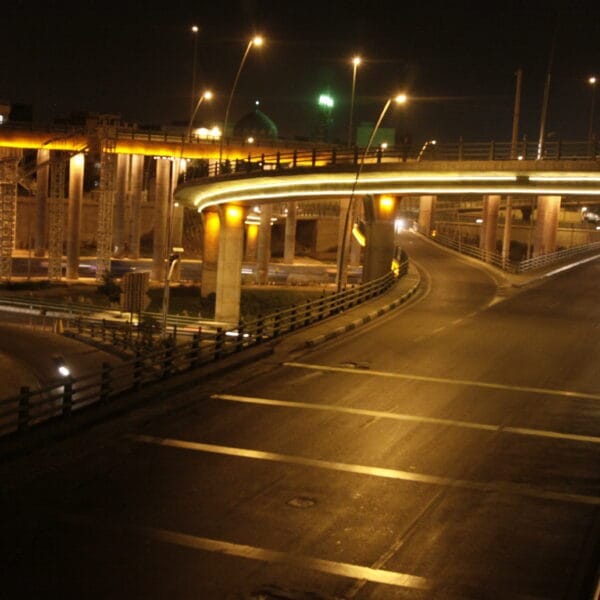 نورپردازی و روشنایی پل شهید محلاتی