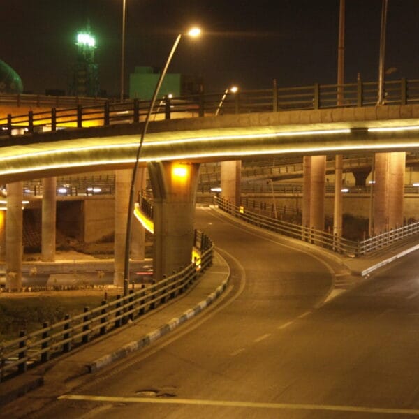 نورپردازی و روشنایی بزرگراه امام علی(ع)