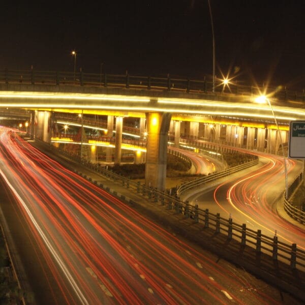 نورپردازی و روشنایی بزرگراه امام علی(ع)